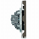 Розетка HDMI 2.0 Type A (механизм), STEKKER Эмили, RST00-5118-09, антрацит, soft touch