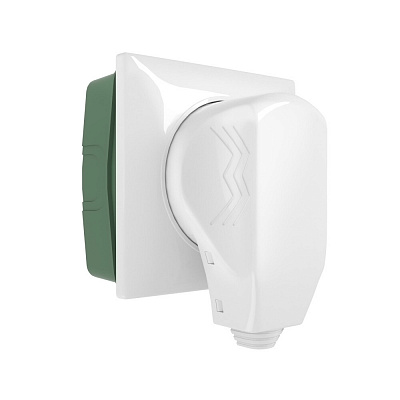 Розетка с вилкой для электроплиты 32А 250В коробка в стену Werkel белые W1189201 a053500