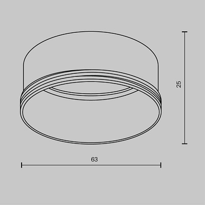 Декоративное кольцо для Focus Led 20Вт Maytoni RingL-20-W