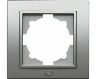 Рамка на 4 поста матовый хром/серый EL-BI Zena Platin 500-073610-228