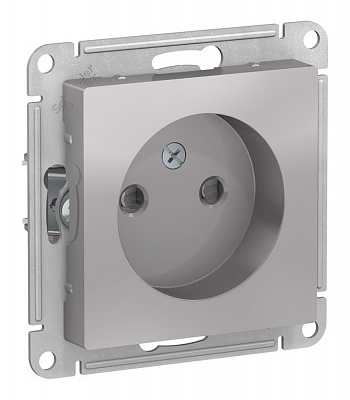 Розетка SE AtlasDesign алюминий ATN000349