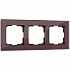 Рамка на 3 поста Werkel Favorit W0031118 мокко a051099