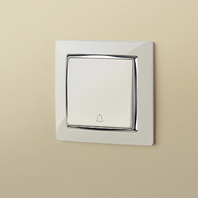 Кнопка звонка Werkel слоновая кость a051472