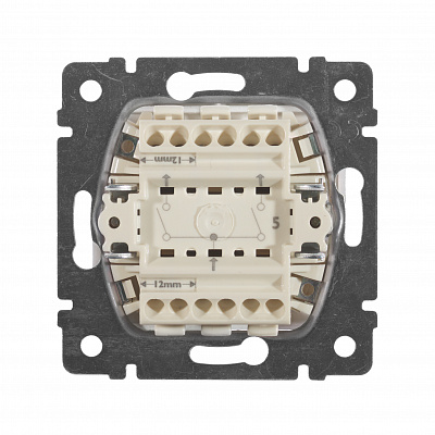 Выключатель двухклавишный алюминий Legrand Valena Classic 770105