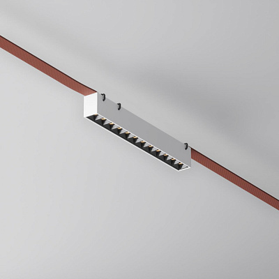 Трековый светодиодный светильник Maytoni Points TR128B-12W3K-M-W