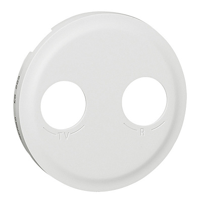 Накладка для TV-FM розетки белая Legrand Celiane 068283