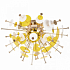 Потолочная люстра Loft It Avenir 10137/600C Gold