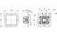 Выключатель двухклавишный с подсветкой IEK Brite ВС10-2-1-БрС сталь BR-V20-1-10-K46
