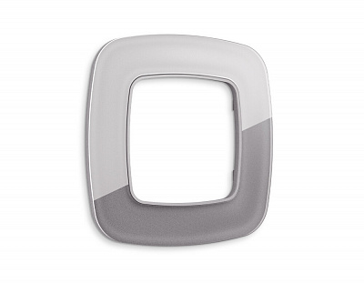 Рамка OMEGA Radian (Сталь Стекло органическое) на 1 пост OF320501