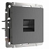 Розетка RJ-45 Werkel W1181004 графит a050748