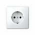 Розетка ArtGallery 16А с заземлением механизм белый Schneider Electric GAL000143