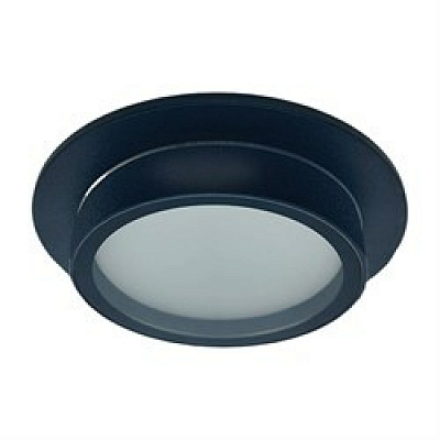 Светильник встраиваемый Ecola GX53 H4 SP5370  IP65 черный матовый SQ530BECB