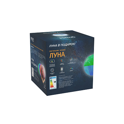 Настольная лампа Gauss 3D Луна LED NN003