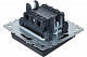 Выключатель жалюзи IEK Brite ВС10-1-5-БрГ графит BR-V15-0-10-K53