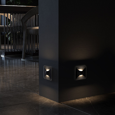 Встраиваемая LED подсветка Werkel черный a060197