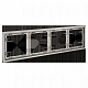 Рамка пластиковая VOLTUM S70 на 4 поста, (кашемир) VLS100403
