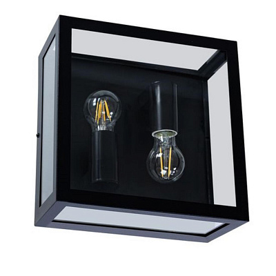 Уличный настенный светильник Arte Lamp Belfast A4569PF-2BK