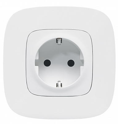 Лицевая панель розетки 2К+З белая Legrand Valena Life 755200