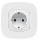 Лицевая панель розетки 2К+З белая Legrand Valena Life 755200