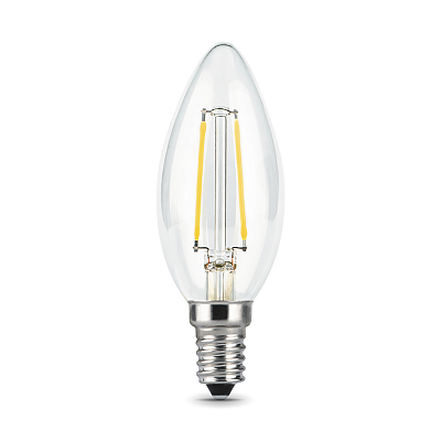 Лампа Gauss Filament Свеча 9W 680lm 2700К Е14 LED 103801109 (2 шт)