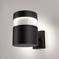 Уличный настенный светодиодный светильник Elektrostandard 1530 Techno Led чёрный  a052244