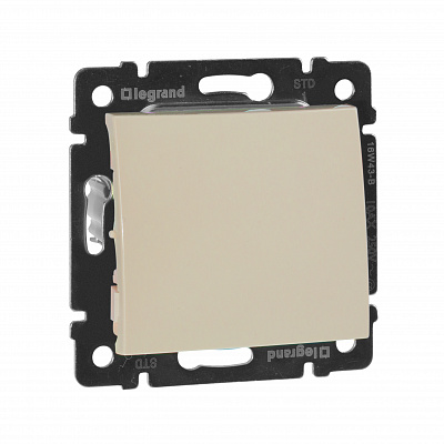 Выключатель одноклавишный бежевый Legrand Valena Classic 774301