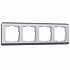 Рамка на 4 поста Werkel Stream W0042106 серебряная a051275