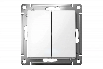 Выключатель 2-кл с самовозвратом AtlasDesign белый Schneider Electric ATN000117