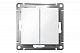 Выключатель 2-кл с самовозвратом AtlasDesign белый Schneider Electric ATN000117