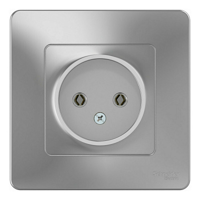 Розетка SE Blanca алюминий BLNRS000013