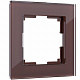 Рамка на 1 пост Werkel Favorit W0011118 мокко a051100