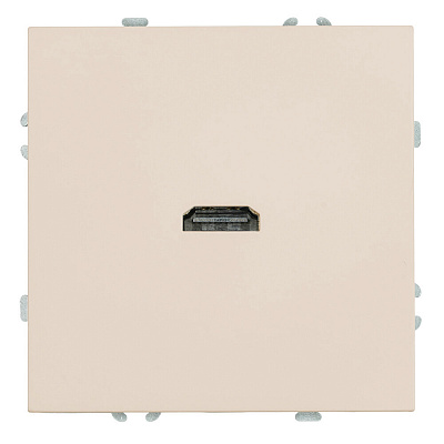 Розетка HDMI 2.0 Type A (механизм), STEKKER Эмили, RST00-5118-08, кашемир, soft touch