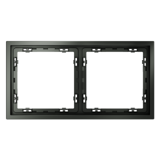 Рамка пластиковая VOLTUM S70 на 2 поста VLS100206, титан