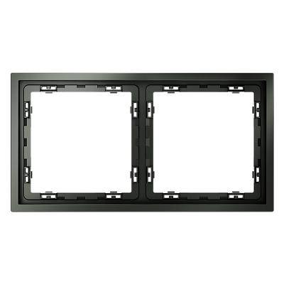 Рамка пластиковая VOLTUM S70 на 2 поста VLS100206, титан
