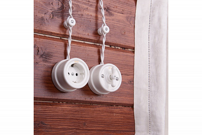 Розетка с заземлением и шторками белая Werkel W5671101 a051309