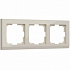 Рамка на 3 поста Werkel Stark W0031803 слоновая кость a050910