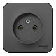 Розетка SE Blanca антрацит BLNRA000106
