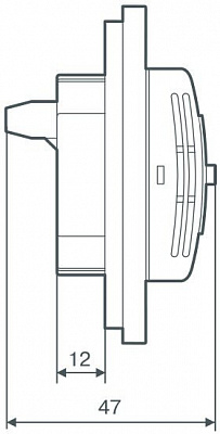 Терморегулятор Thermo черный TI-200 Design Black