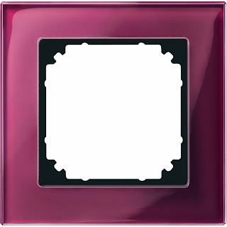 Рамка на 1 пост стекло рубин SE Merten SM M-Plan М489106