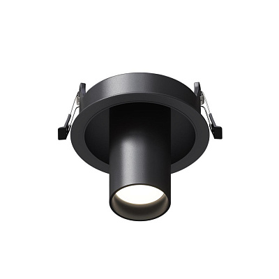 Точечный встраиваемый светильник Maytoni FOCUS S C048CL-01-GU10-B