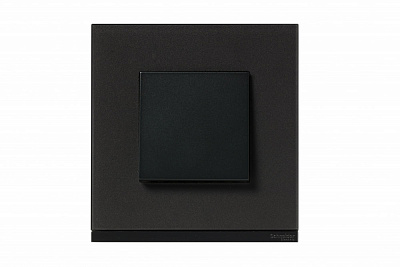 Рамка на 1 пост антрацит SE Unica Pure NU600286