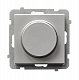 Светорегулятор Ospel Sonata серебро матовое пов.нажим. LP-8RL2/m/38
