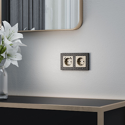 Накладка для USB розетки Werkel шампань a050854