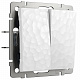 Выключатель двухклавишный Werkel Hammer W1220001 белый a052031