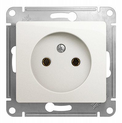 Розетка SE Glossa перламутр GSL000641