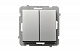 Выключатель двухклавишный Ospel Sonata серебро матовое LP-2R/m/38