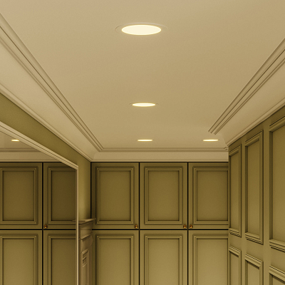 Светильник Gauss Slim круг 9W 610lm 3000K 180-265V LED 939111109