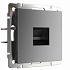 Розетка RJ-45 Werkel графит матовый a063108