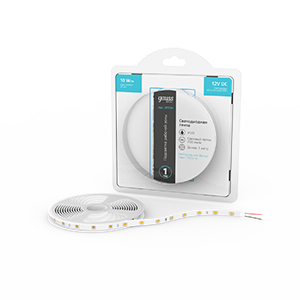 Лента Gauss Basic LED 5050/60 12V 10W/m 700lm/m 4000K 10mm IP20 1м 1/100 BT034