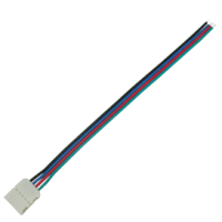Соединительный кабель с одним 4-х конт. зажимным разъемом 10mm 15 см. уп. 3 шт. Ecola SC41C1ESB